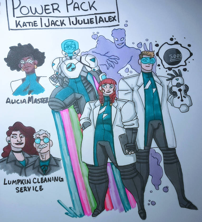 Power Pack Redesign by Oni18064 on DeviantArt