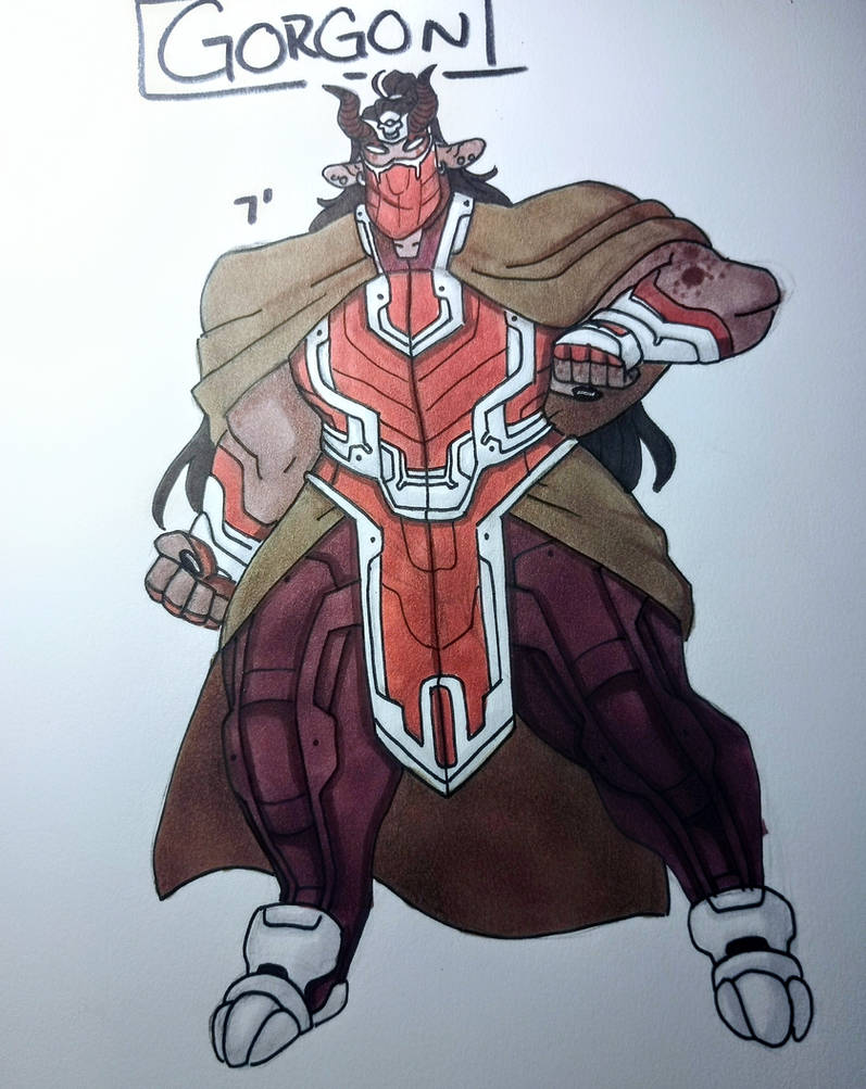 Gorgon Redesign by Oni18064 on DeviantArt