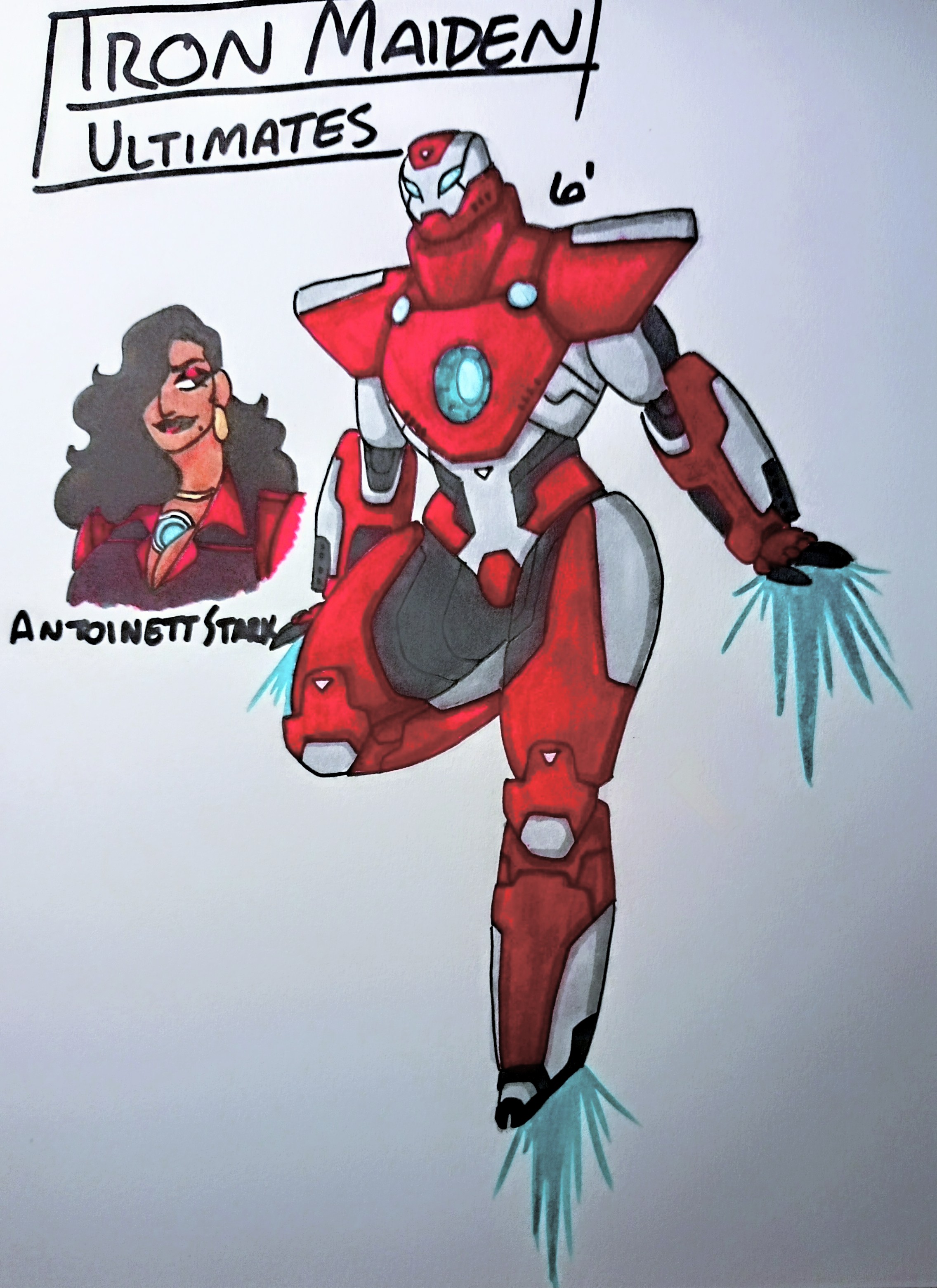 Iron Maiden (Ultimates) Redesign by Oni18064 on DeviantArt