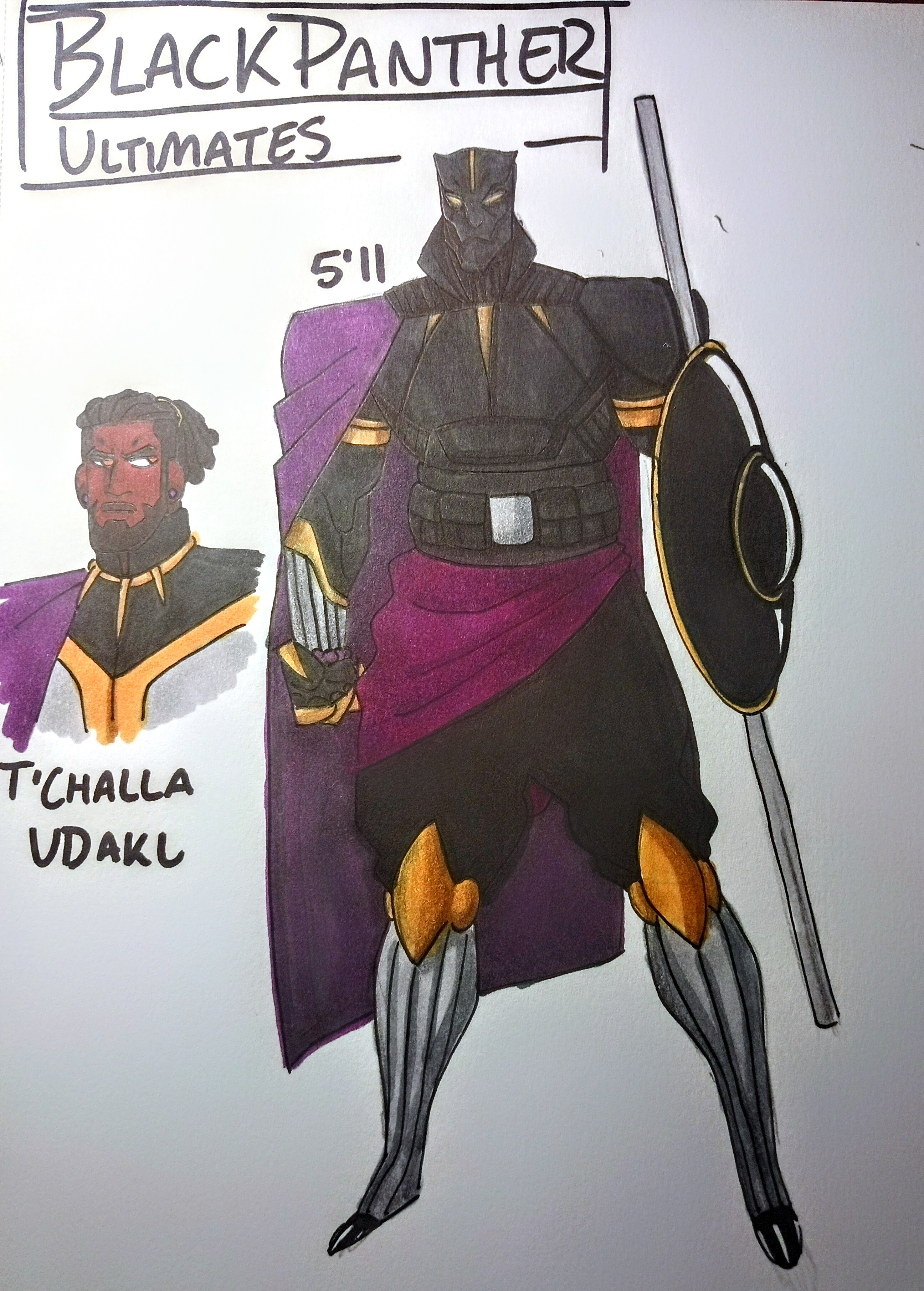 Black Panther (Ultimates) Redesign by Oni18064 on DeviantArt