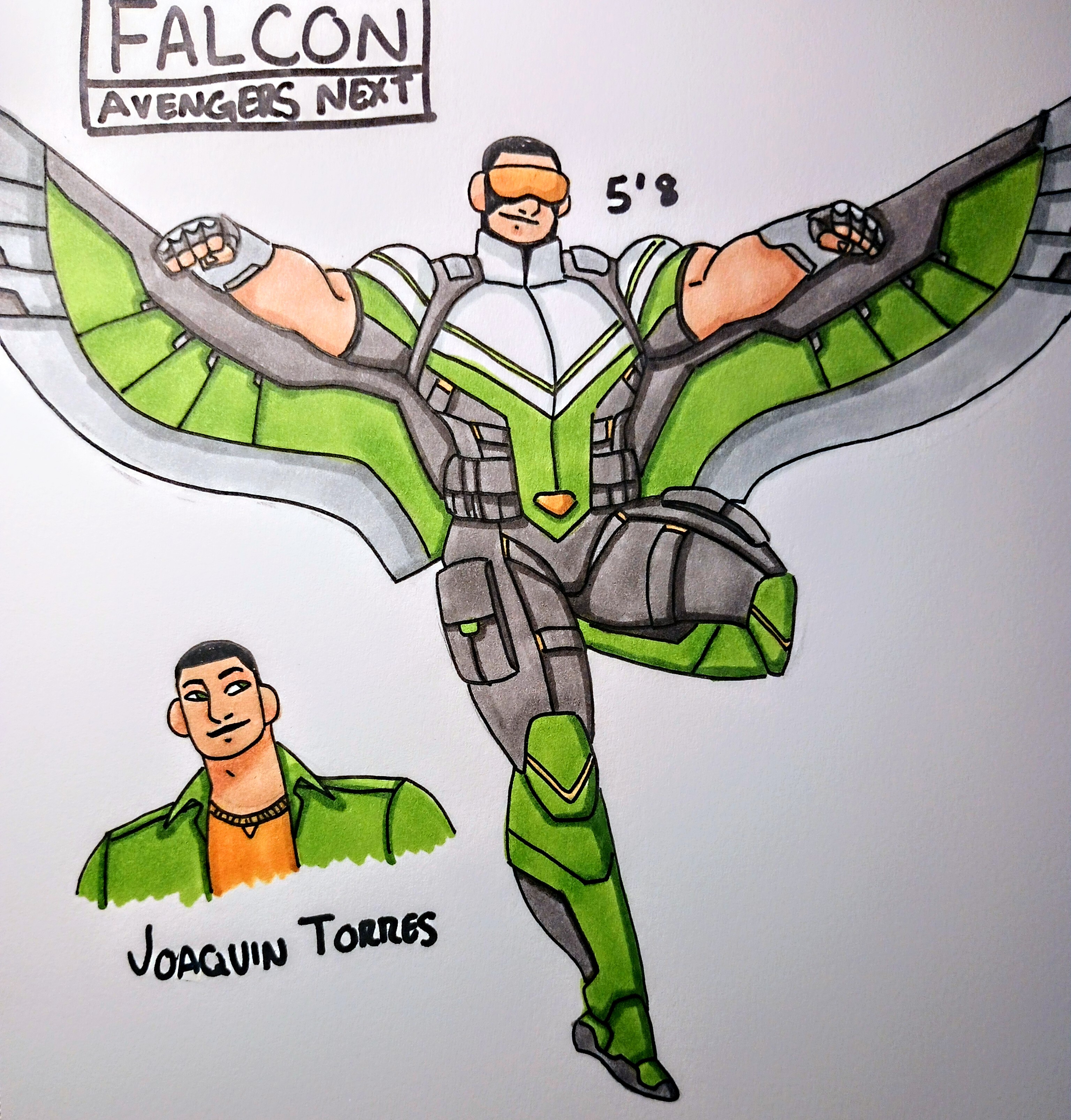Falcon (NEXT) Redesign by Oni18064 on DeviantArt