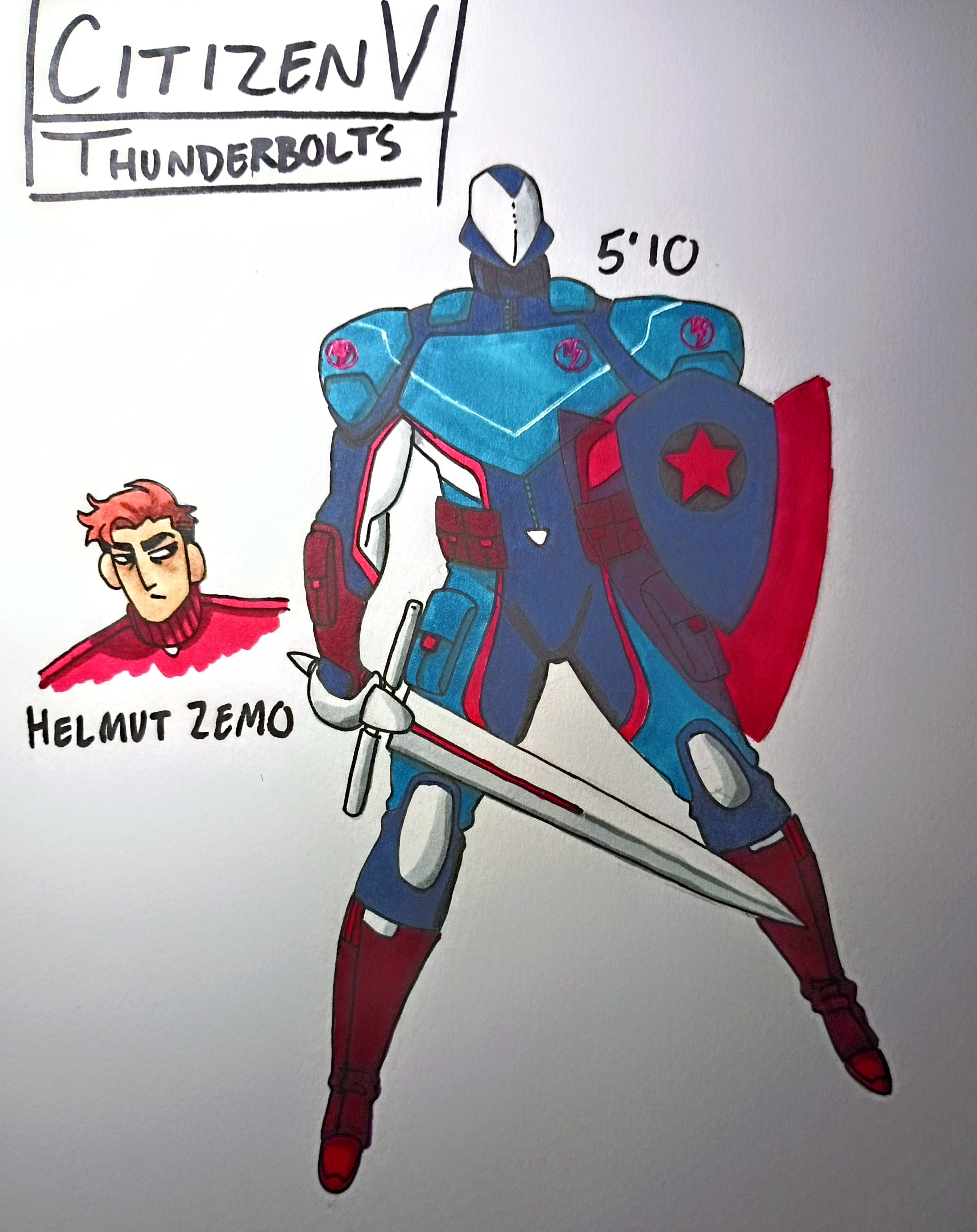 Citizen V (Thunderbolts) Redesign by Oni18064 on DeviantArt