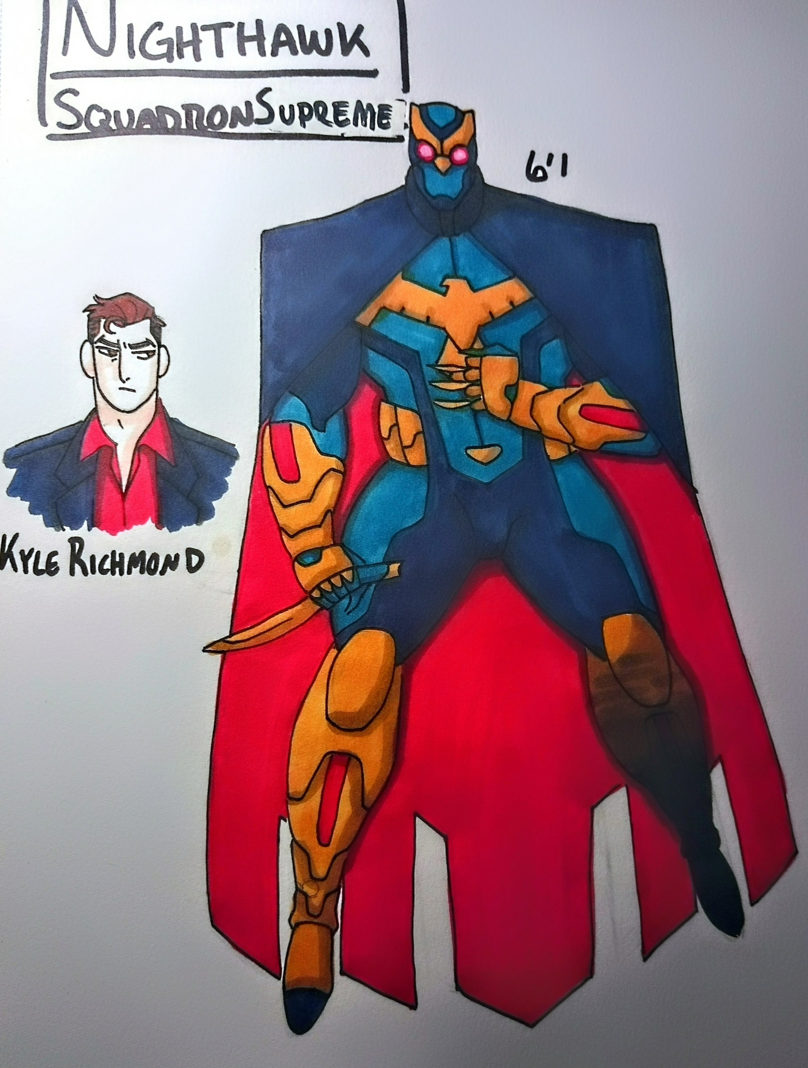 Nighthawk (Squadron Supreme) Redesign by Oni18064 on DeviantArt