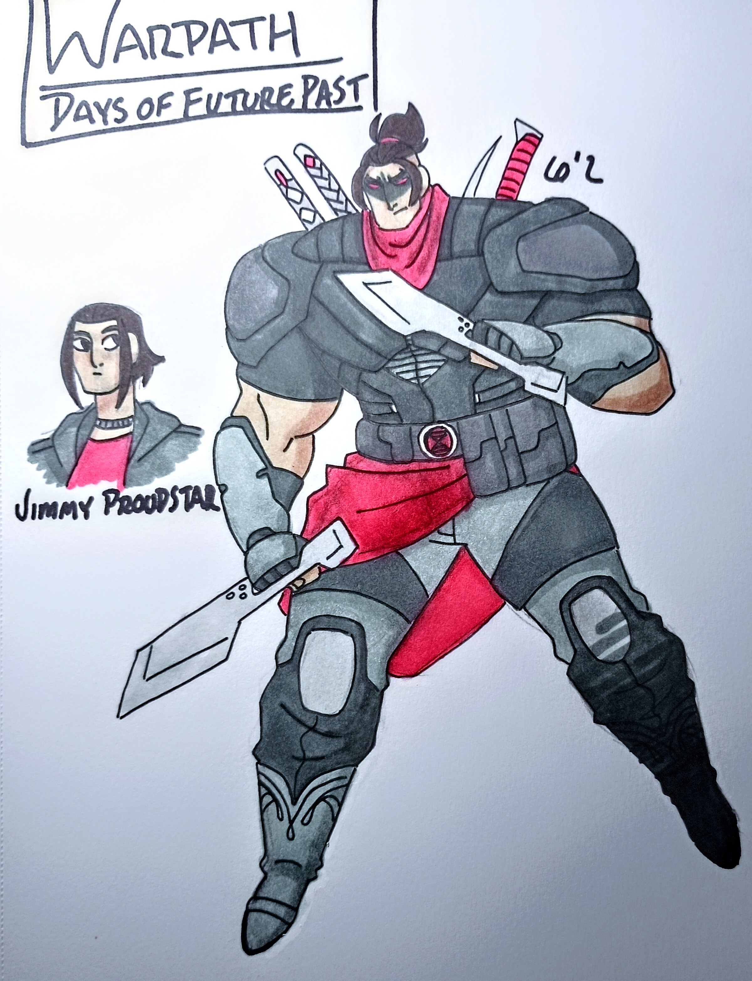 Warpath(DOFP) Redesign by Oni18064 on DeviantArt