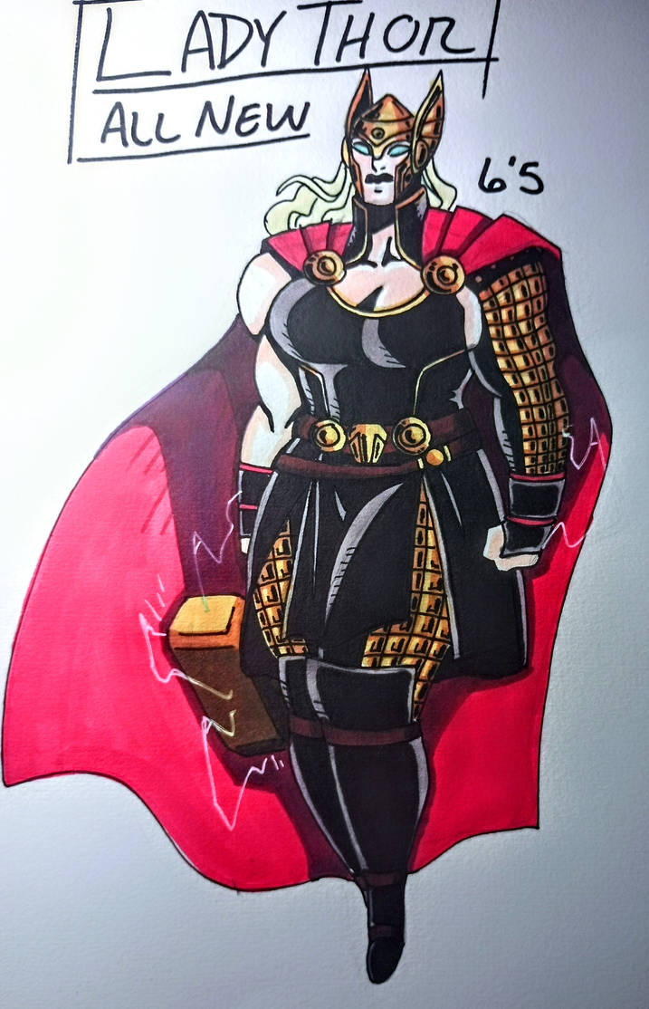 Lady Thor (All New) Redesign by Oni18064 on DeviantArt