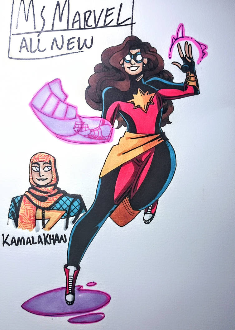 Ms Marvel (All New) Redesign by Oni18064 on DeviantArt