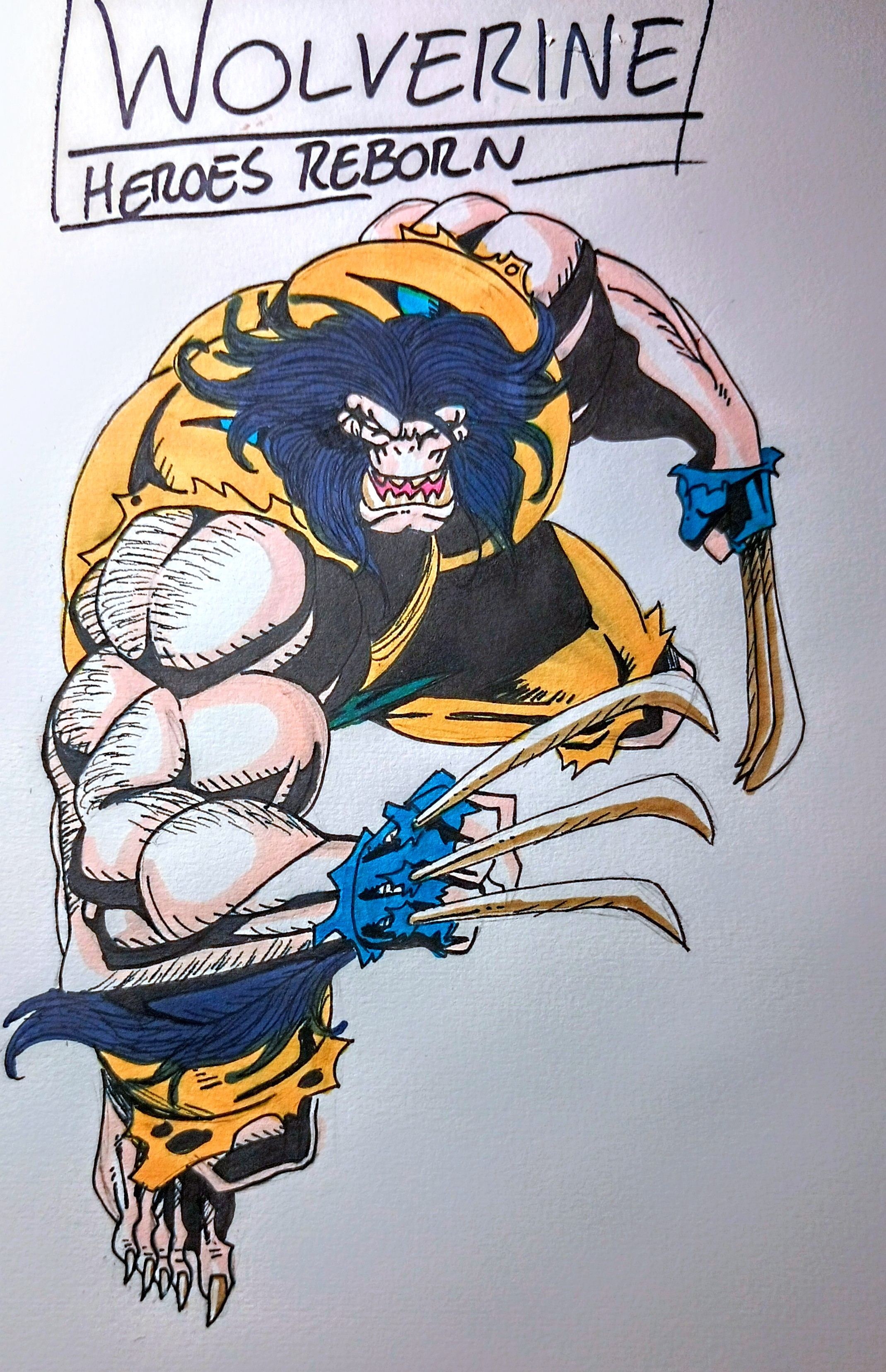 Wolverine Rivals Redesign Wolverine (Heroes Reborn) Redesign by Oni18064 on DeviantArt