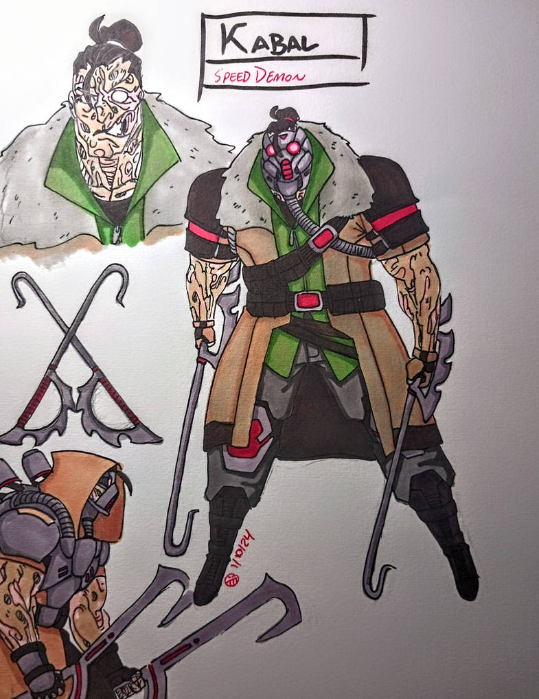 Ppr Kabal MK - Kabal by Oni18064 on DeviantArt