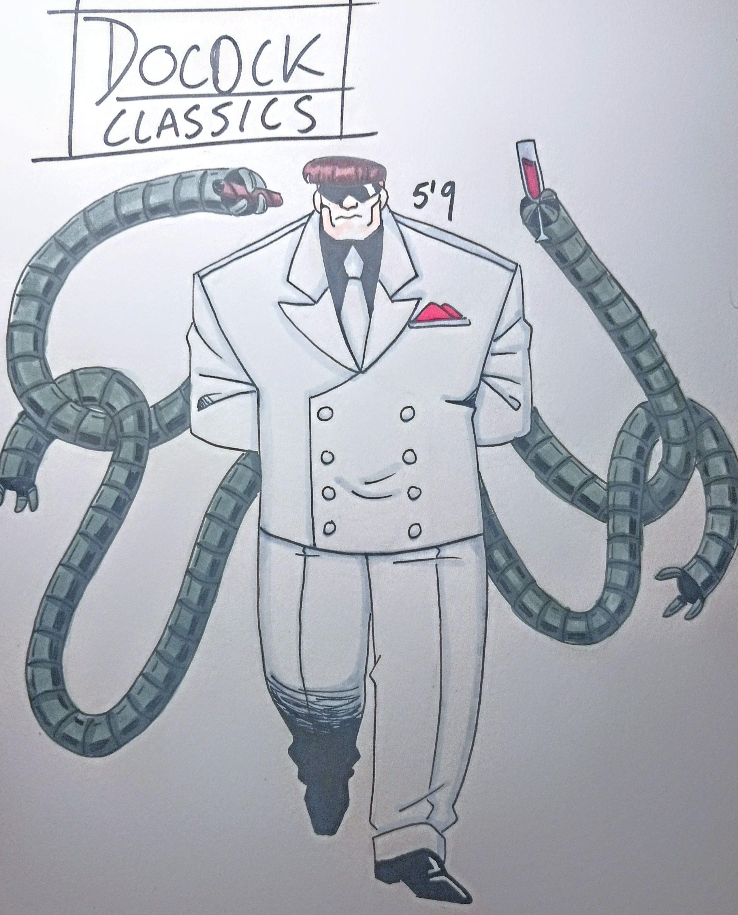 Doc Ock Sticker Doc Ock (Classics) by Oni18064 on DeviantArt