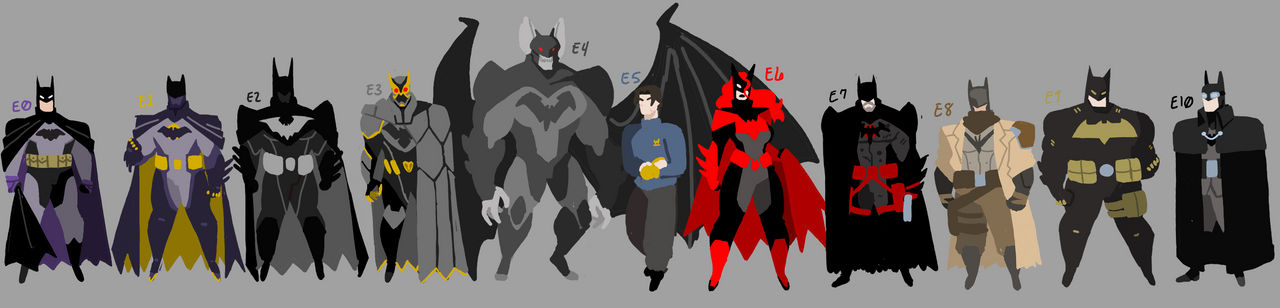 Batman Variants By Oni18064 On DeviantArt batman-variants-by-oni18064-on-deviantart