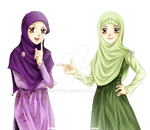 comm: hijab girls by sayuko