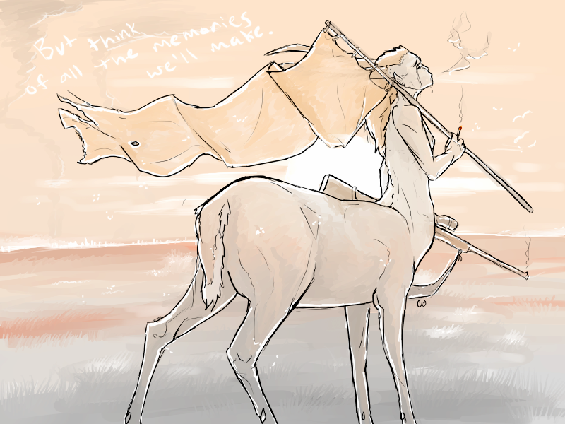 Deer Centaur 6 by SableSteel on DeviantArt