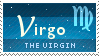 Virgo Stamp by mylastel