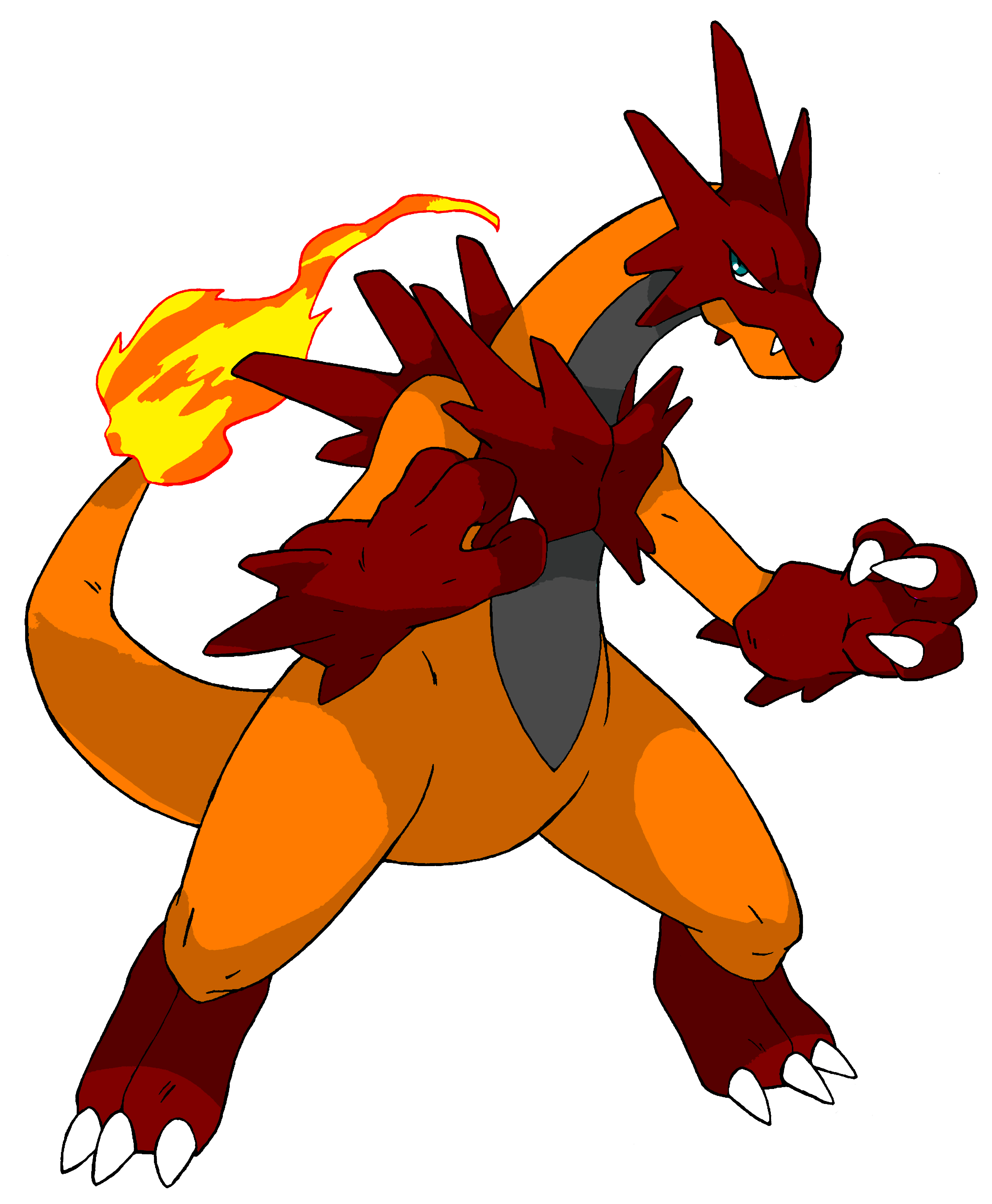 Mega Charizard Y by Xous54 on DeviantArt