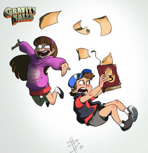 Dipper and Mabel- gravity Falls