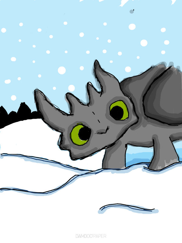 Curious Toothless by IcarusLaufeyson on DeviantArt