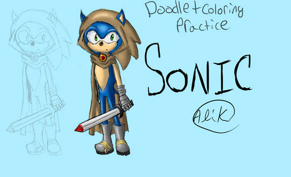 Sonic the Knight -doodle-