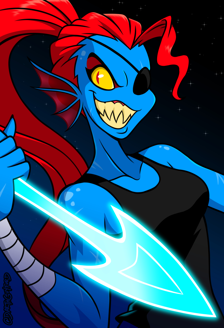 Undyne Masked Undyne by DarthGuyford on DeviantArt
