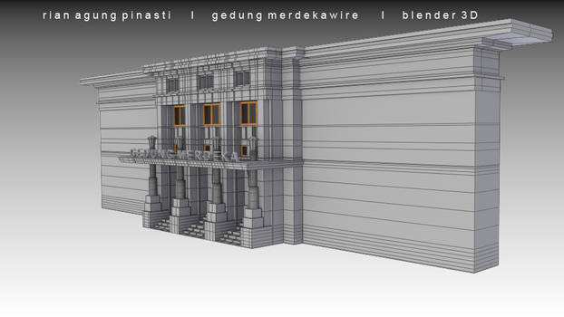 gedung merdeka wireframe