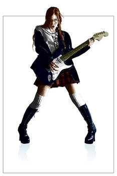 Guitar With Girl Attached