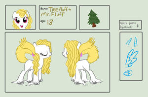 TreeFluff and Mr.Whisker Ref Sheet by SableLight