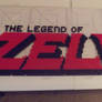 Legend of Zelda NES Logo Perler Beads WIP