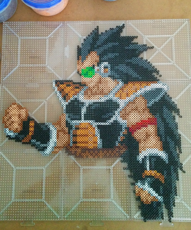 Raditz Perler Bead WIP by KamaPixel on DeviantArt Raditz Perler Bead WIP by KamaPixel on DeviantArt