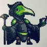 Plague Knight Perler Bead