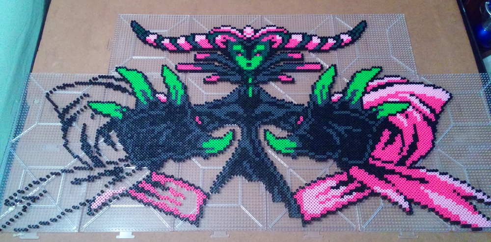 Enchantress WIP Perler Bead