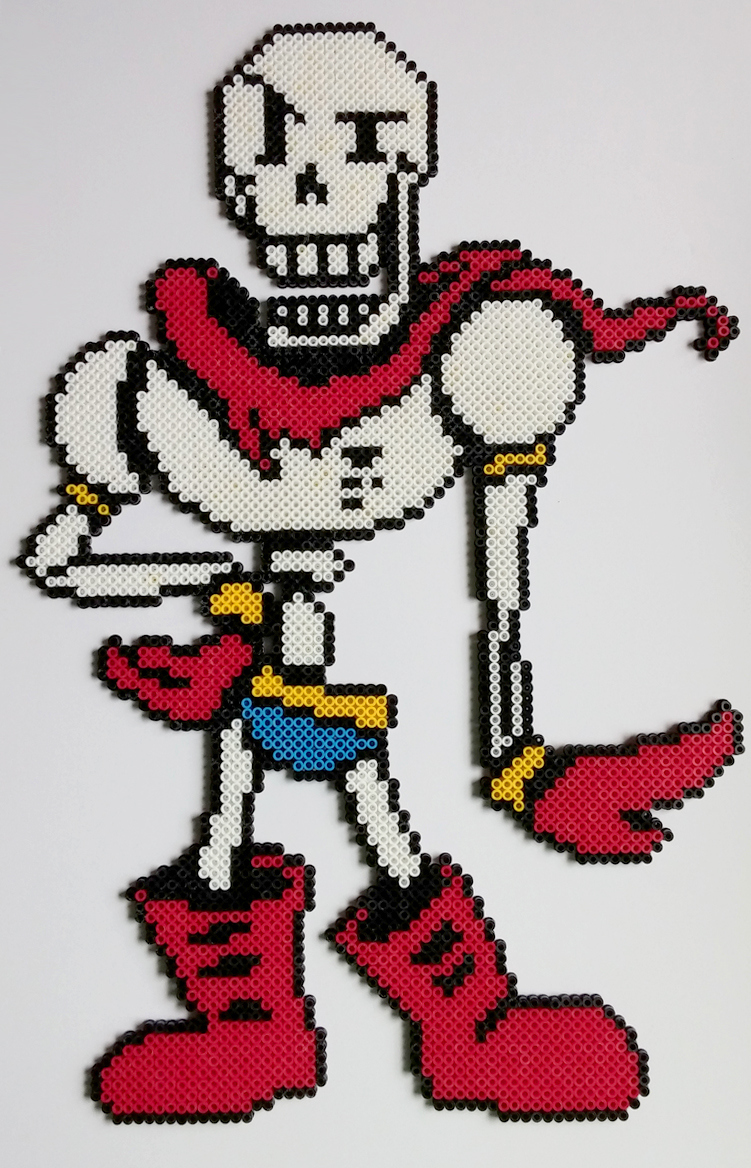 Undertale Flowey Perler Bead Pattern, Bead Sprites