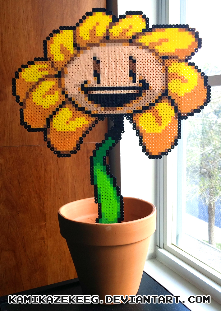 Flowey Undertale Flower Overworld Sprite Magnet Perler Bead -  Portugal