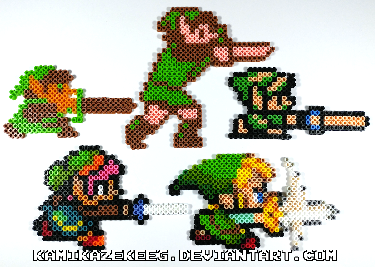 Sprite Link - The legend of Zelda : Breath of the wild - Hama beads - Pixel  art