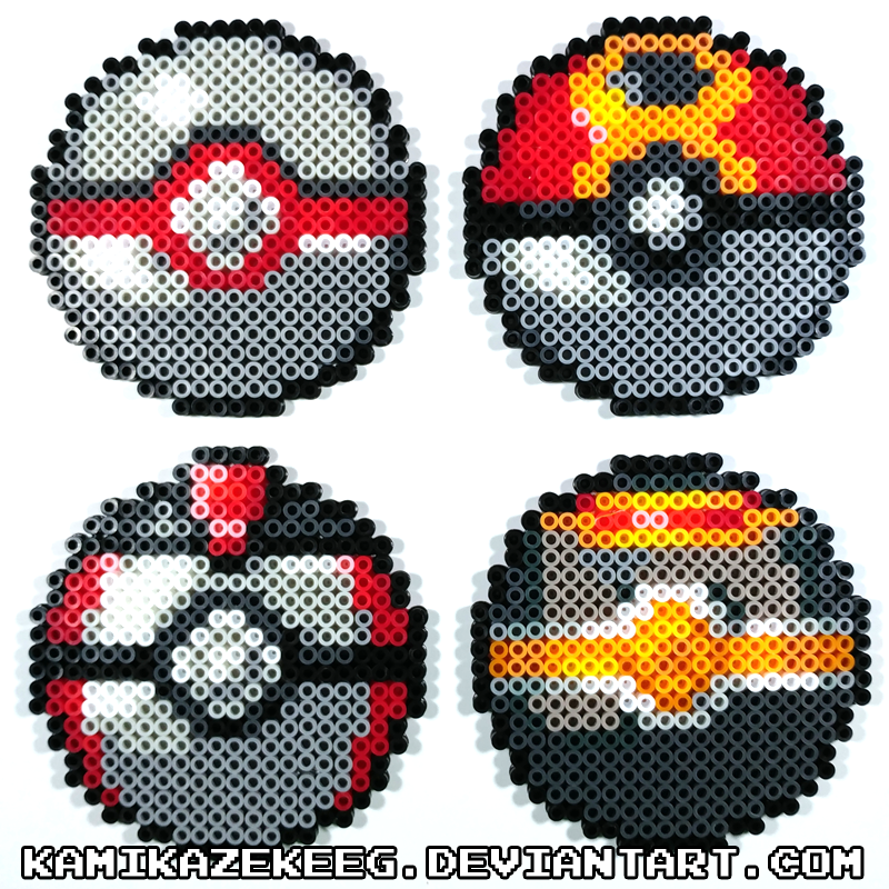 Pokemon Gold and Silver Eevee Bead Art by KamaPixel on DeviantArt