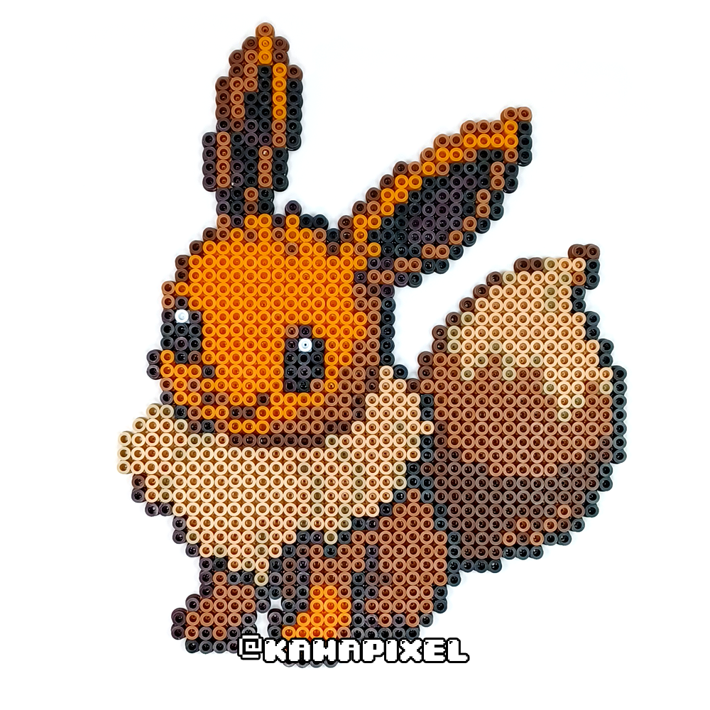 Pokemon Gold and Silver Mew Bead Art by KamaPixel on DeviantArt