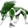 Link as wolf-white bg