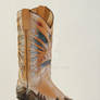 Western boots - gazelle