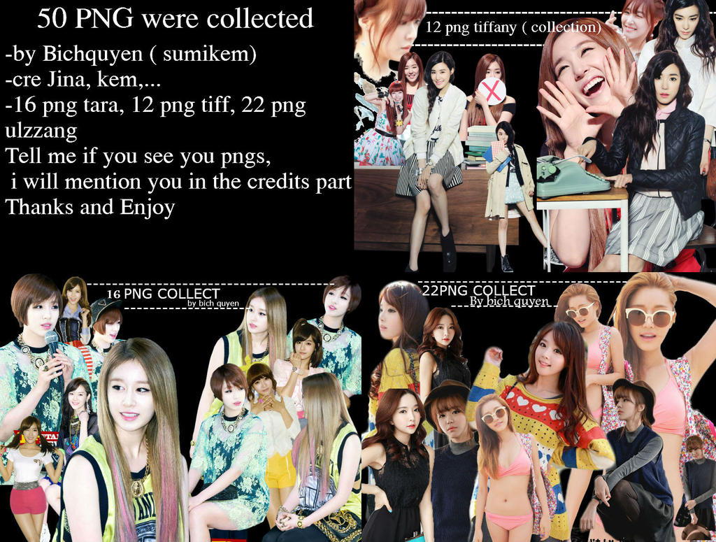 [Tiffany,Tara,Ulzzang] Kpop PNG