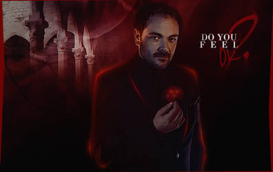 Mark Sheppard as Crowley by GalleryGestapo