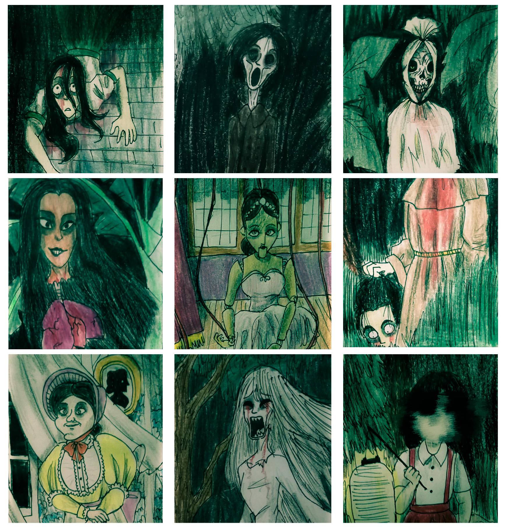 Ghost Collage Computer Ghost Collage by CaseyTheCreative on DeviantArt