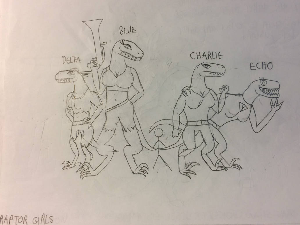 Raptor Girls by ImaginationExtra on DeviantArt
