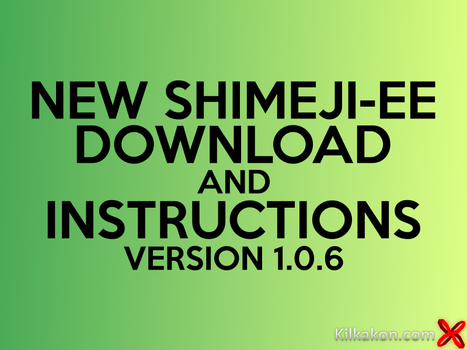 Shimeji-ee 1.0.6 Download And Instructions by KilkakonOfficial