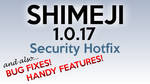 Shimeji 1.0.17 - Security Fix, Bug Fixes, Features by KilkakonOfficial