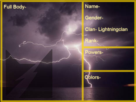 WarriorsFantasy:. Lightningclan Ref:. BLANK