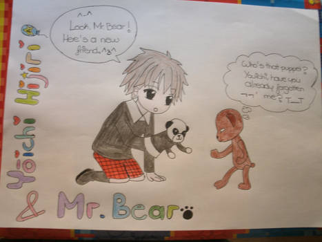 Youichi Hijiri and Mr. Bear :3