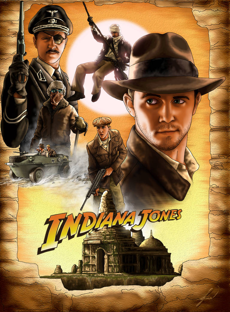Indiana Jones Poster by RatGnaw on DeviantArt