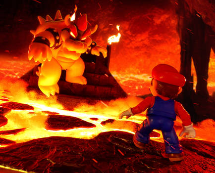 Mario vs Bowser!