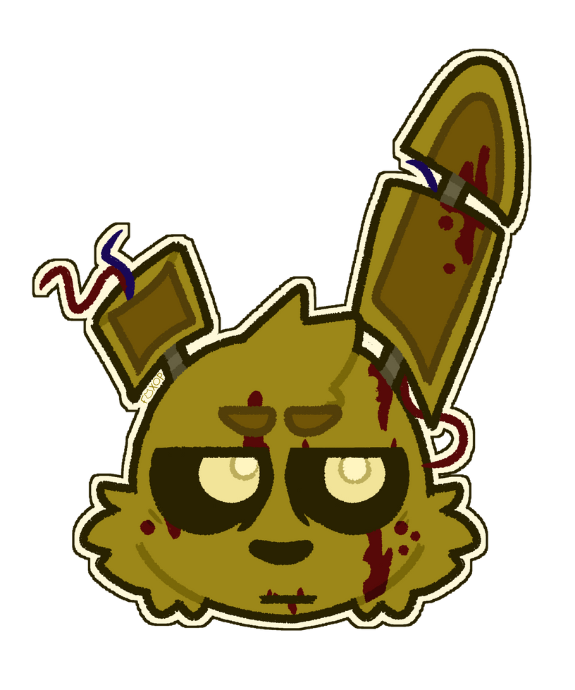 Springtrap *fanart* by FoxLovesJello on DeviantArt