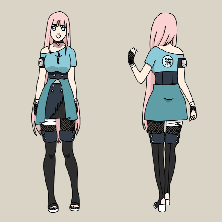 Suki Hyuga Outfit (Naruto Shippuden) by Cediiiii on DeviantArt