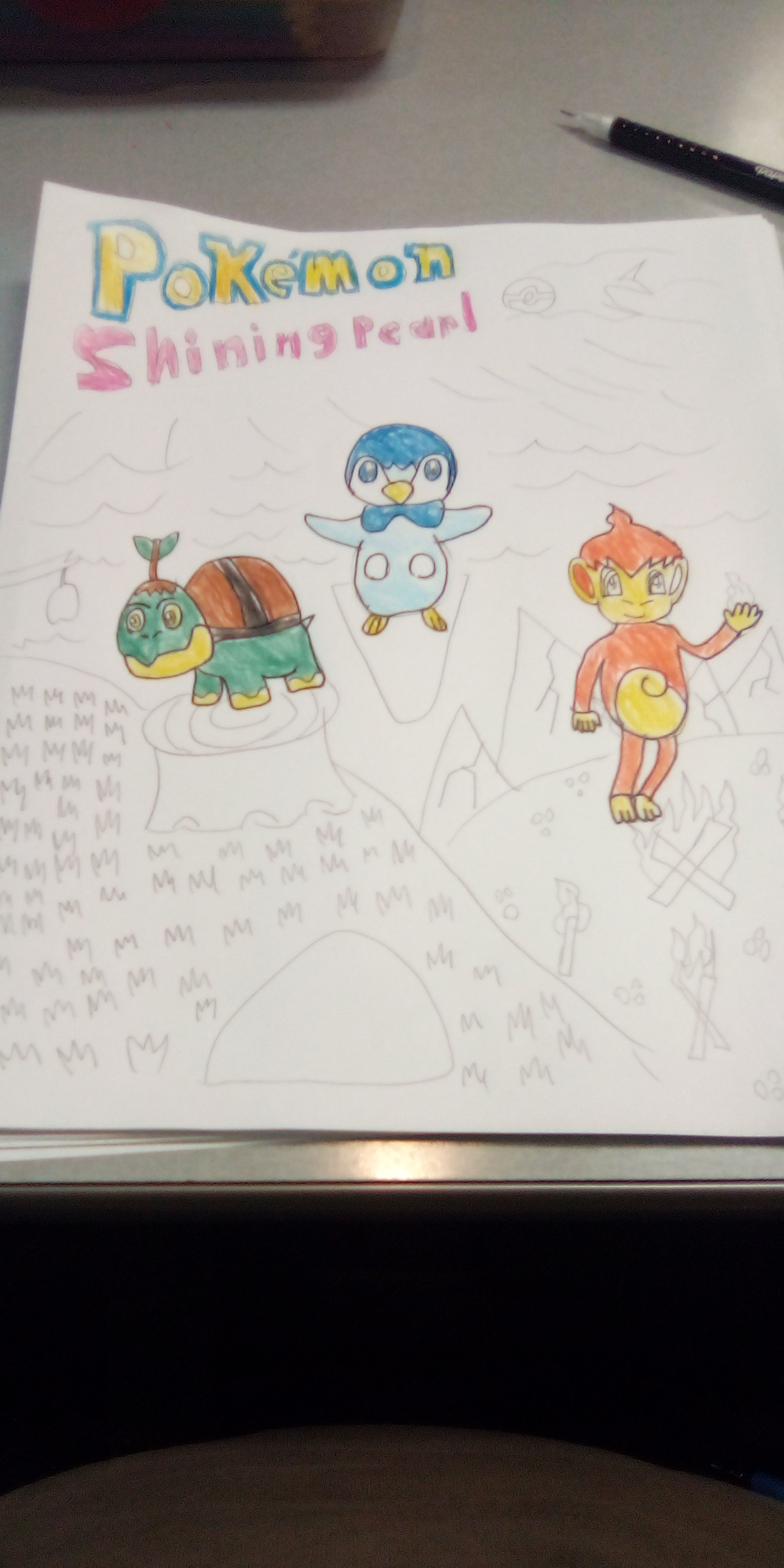 Pokemon shining Pearl fanart by Unlucky96 on DeviantArt