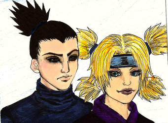 Shikamaru and Temari Colored